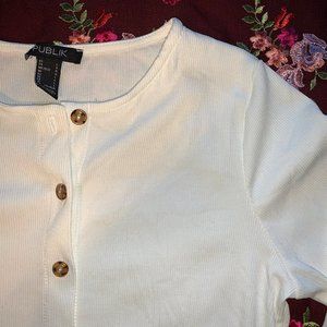 LONG SLEEVE CROP TOP